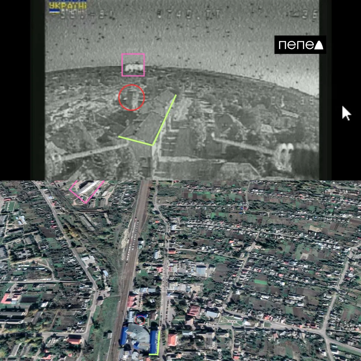 Опубликованное 28 мая видео показывает, как беспилотник поражает МТ‑ЛБ в Кореневском районе; место атаки подтверждено геолокацией.