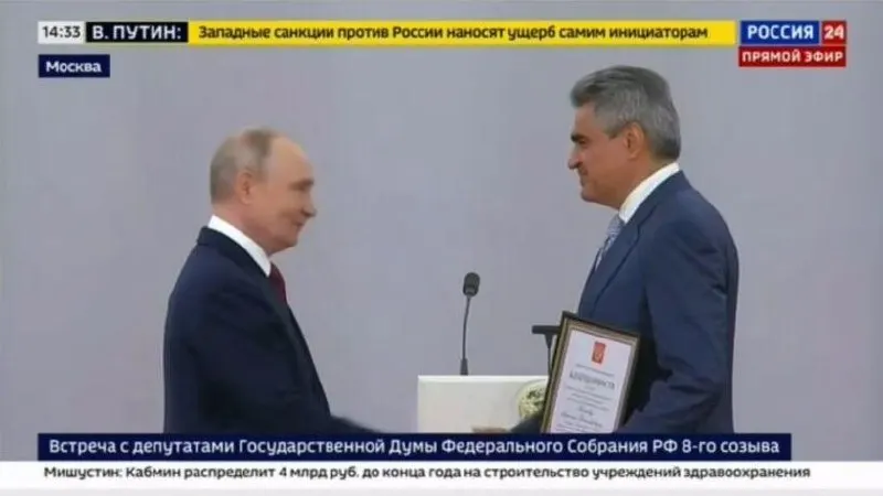 На церемонии награждения 27 июля в Кремле Нечаев поблагодарил президента за оценку работы и заявил, что для победы в специальной военной операции нужно приложить ещё больше усилий.