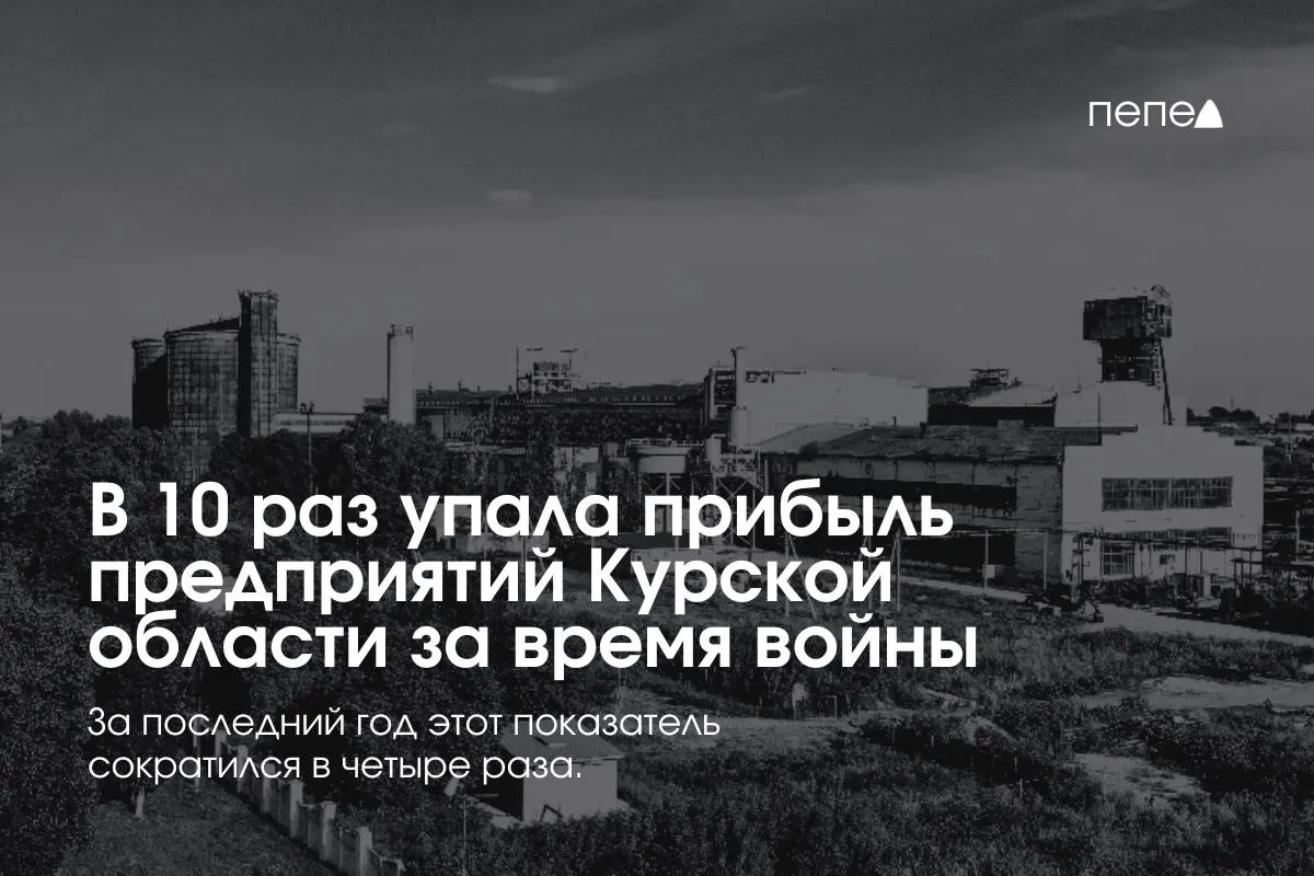 В январе–апреле 2026 года прибыль крупных и средних организаций Курской области составила 6,18 млрд руб., что почти в 10 раз меньше уровня того же периода 2021 года и почти в четыре раза меньше, чем годом ранее.