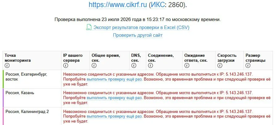 Сайт Центральной избирательной комиссии РФ стал недоступен одновременно для пользователей в России и за рубежом. Сбой совпал с публикацией деклараций кандидатов, из которых видно высокие доходы некоторых будущих депутатов.