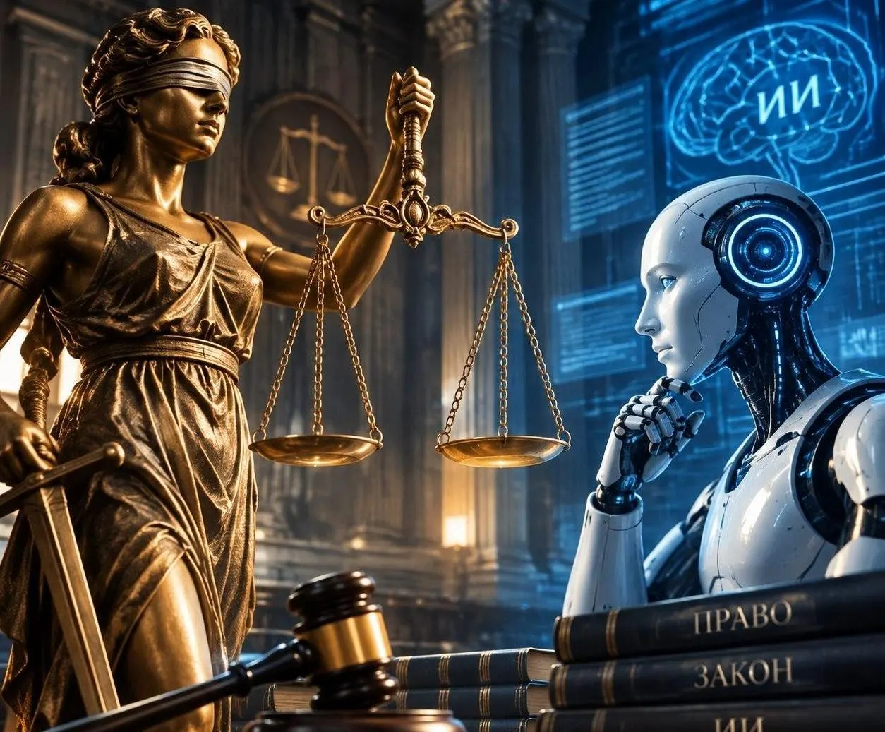 Через год в судах начнут применяться системы искусственного интеллекта.