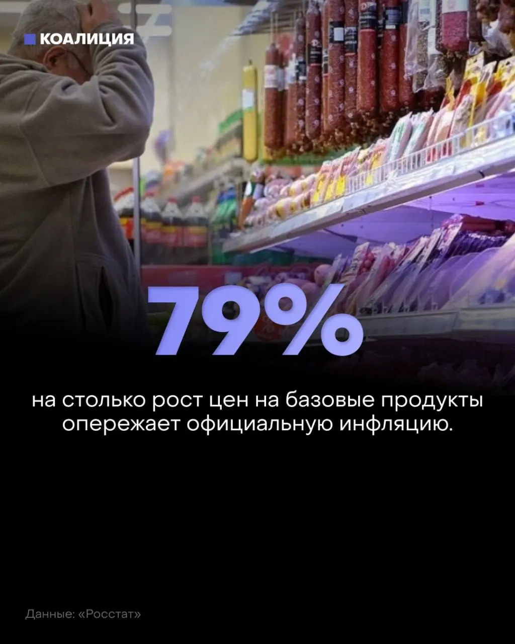 Базовый набор продуктов за январь–июль подорожал на 8,5% при официальной инфляции в 4,75%. Резкое удорожание овощей, сахара и мяса влияет на семейные бюджеты.